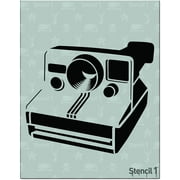 Stencil1 Polaroid Camera Mylar Stencil - 8.5 x 11