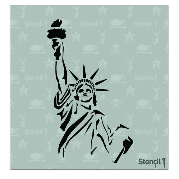 Stencil1 Statue of Liberty Stencil 5.75" x 6" - American 4th of July Independence