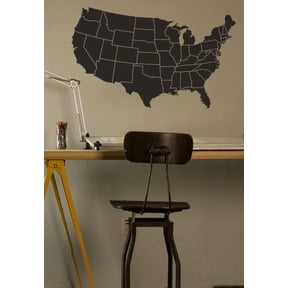Stencil1 USA Map Large Stencil Art Craft - 22" X 30"