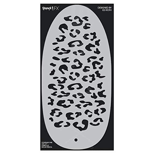 Stencil1FX Leopard Spots Makeup Stencil for Parades, Parties and More!