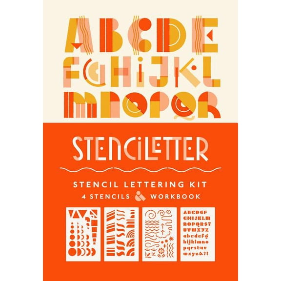 Stenciletter : Stencil Lettering Kit (Kit)