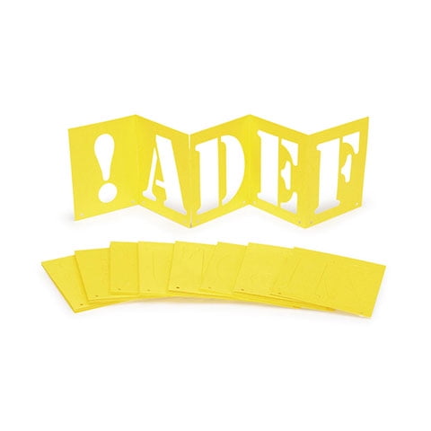 Stencils Alpha Num 4In 48Pk