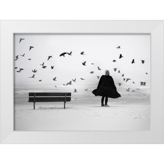 Stene, Grethe 14x11 White Modern Wood Framed Museum Art Print Titled - Enjoy Life