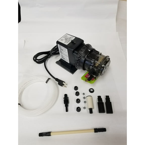 Stenner Pump 45mhp7 - Stenner Peristaltic Pump Adjustable Head - Rated at 1.1 to 22 gpd adjustable head. Rated at 100 psi. - Ideal Chlorine Injection Pump. 120 Volts, Model number 45MJH7A1S
