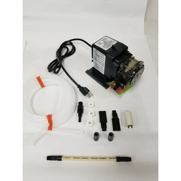 Stenner Pump 45mp2 - Stenner Peristaltic Pump Fixed Head - Rated at 10 gpd adjustable head. Rated at 25 psi. - Ideal Chlorine Injection Pump. 120 Volts, Model number 45MFL2A3S