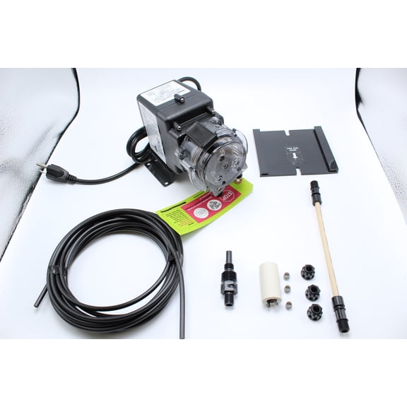 Stenner Pump 45mphp2 - Stenner Peristaltic Pump Fixed Head - Rated at 10 gpd adjustable head. Rated at 100 psi. - Ideal Chlorine Injection Pump. 120 Volts, Model number 45MFH2A2S