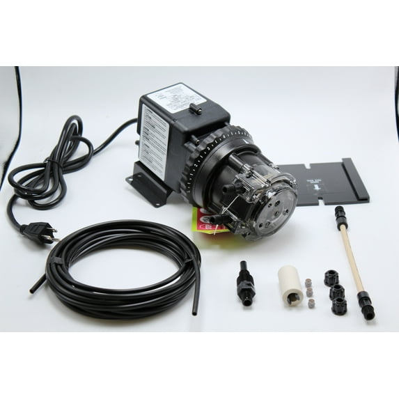 Stenner Pump 85m1 - Stenner Peristaltic Pump Adjustable Head - Rated at 0.3 to 5 gpd adjustable head. Rated at 25 psi. - Ideal Chlorine Injection Pump. 120 Volts, Model number 85MJL1A2S