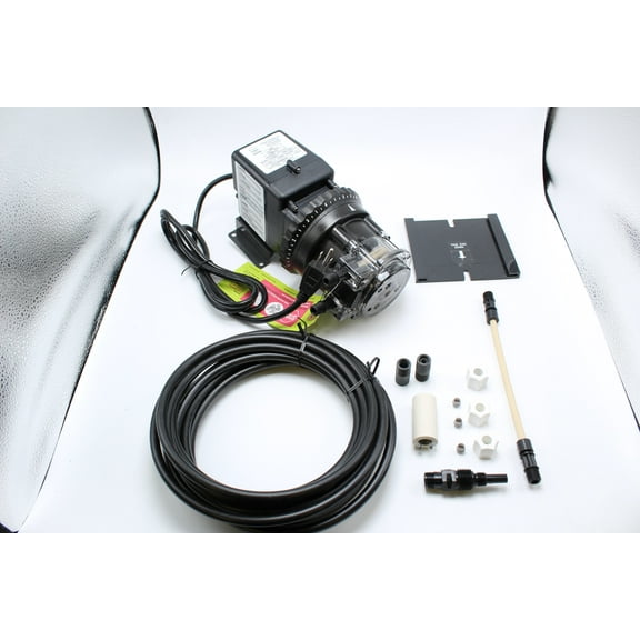 Stenner Pump 85m5 - Stenner Peristaltic Pump Adjustable Head - Rated at 4.3 to 85 gpd adjustable head. Rated at 25 psi. - Ideal Chlorine Injection Pump. 120 Volts, Model number 85MJL5A4S