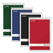 TOPS, TOP80221, Gregg-ruled Steno Book, 4 / Pack