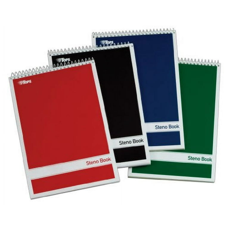Steno Pads, Gregg Rule, Green Cover, 80 Green-Tint 6 x 9 Sheets, 6/Pack Steno Pads, Gregg Rule, Green Cover, 80 Green-Tint 6 x 9 Sheets, 6/Pack