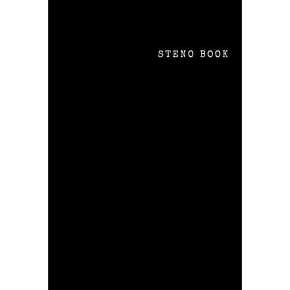 Steno Book: Steno pad, 6" x 9", Gregg Rule, White Paper, 100 Pages