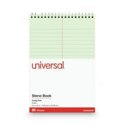 Steno Books, Gregg Rule, 6 x 9, Green Tint, 80 Sheets, 6/Pack