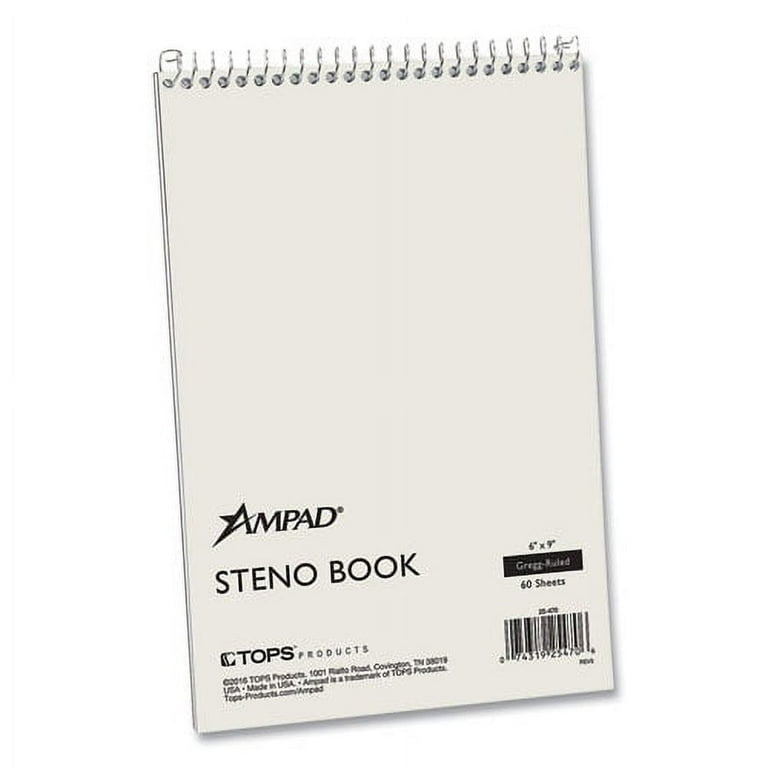Gregg Steno Pads, Gregg Rule, 60 Green-Tint 6 x 9 Sheets Gregg Steno Pads, Gregg Rule, 60 Green-Tint 6 x 9 Sheets