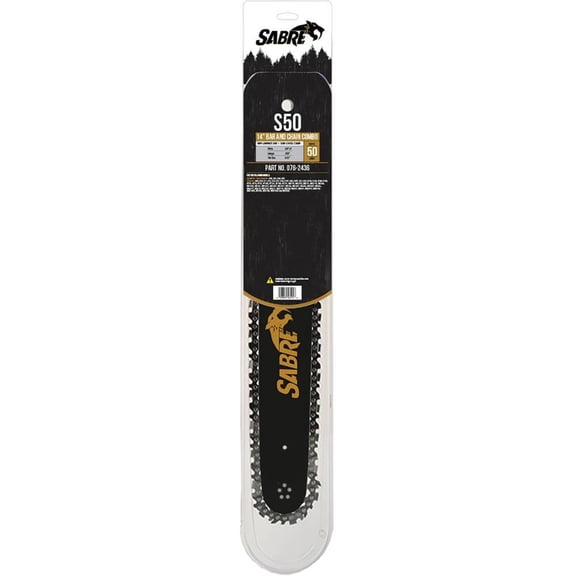 Stens 3/8" LP .050 gauge 50 DL 14" Bar and Chain Combo 076-2436 For Olympyk 240, 241, 244 Chainsaws