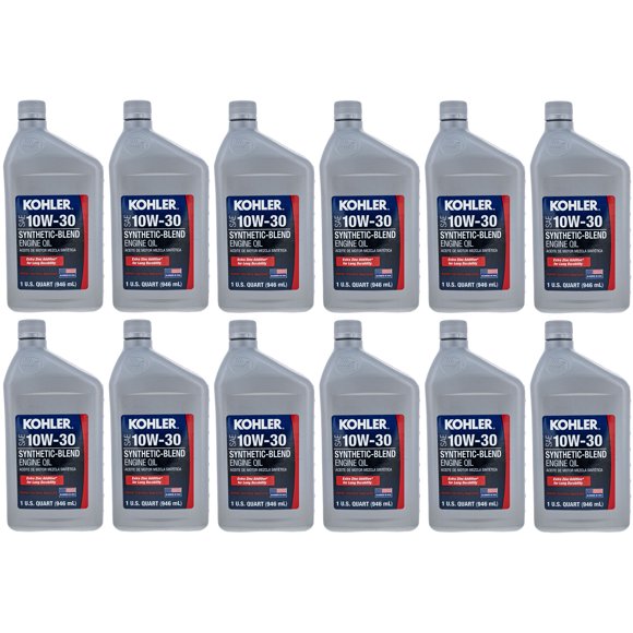 Cross Reference Kohler Engine Maintenance Kit: 2x 10W30 Synthetic Blend Oil & 1 Oil Filter Kohler Lawnmower Oil Filters Cross Reference Kohler Engine Maintenance Kit: 2x 10W30 Synthetic Blend Oil & 1 Oil Filter Kohler Lawnmower Oil Filters