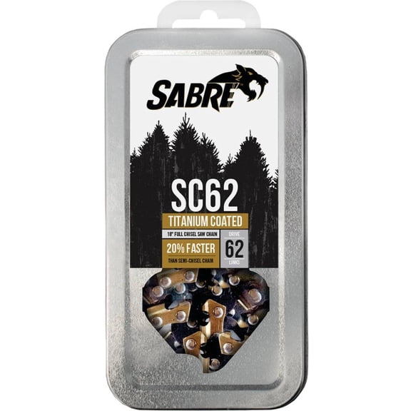 Stens Titanium Chain Pre-Cut Loop 62 DL 099-1626 For Black & Decker CS1518, Dolmar ES-171, PS-350