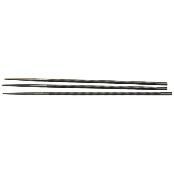 Stens STE-57-461 Vallorbe files by 4.5mm x 8" long 3 pack STE-57461