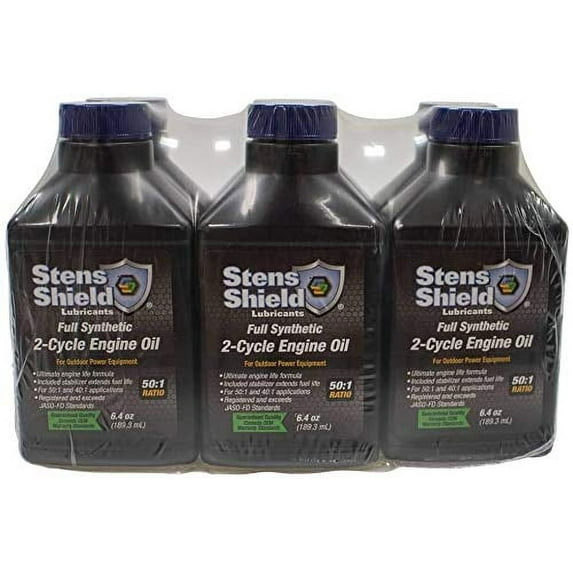 Stens Shield 770-643 2-Cycle Full Synthetic Engine Oil 6-Pack 6.4oz
