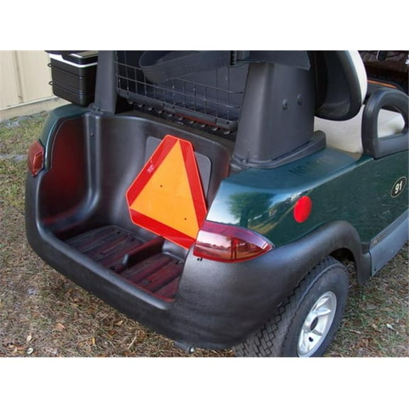 Stenten Golf Cart Accessories SMV000 Slow Moving Vehicle Triangle 16 in.W X 14 in.H
