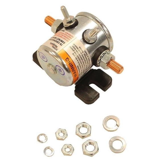 StentensGolf 36 v Electric Solenoid Ezgo 68 Rodgers with Copper Contacts - White