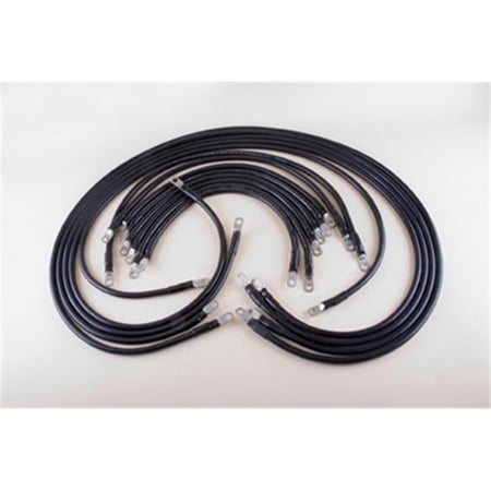 StentensGolf BCC4CC1 4 AWG Battery Cable Complete Set for CC DS, 48V & 36 V