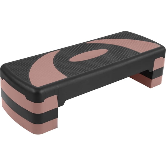 Step Aerobic Platform, Exercise Step with levels Adjustable Height, Stackable Risers, Fitness Training Workout Stepper for Home Gym, Cardio Strength, Multiple Size & Color