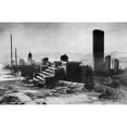 thumbnail image 1 of Step And Chimney Remain Of A House After The April 18 History (24 x 18), 1 of 2