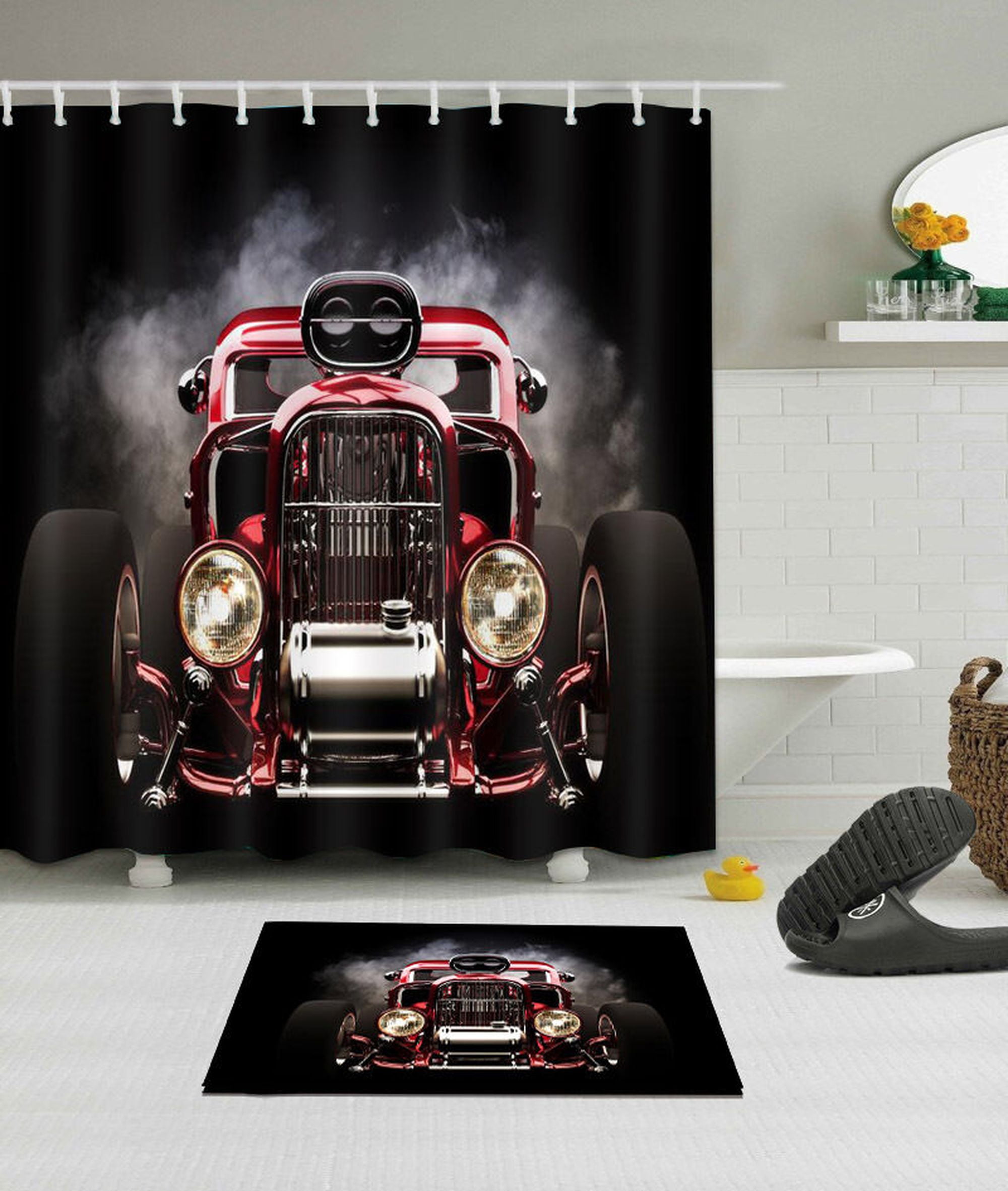 Step Back in Time Transform Your Bathroom with a Vintage Car Shower