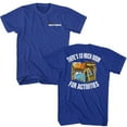 thumbnail image 1 of Step Brothers Activities Front Back Royal Adult T Shirt, 1 of 2