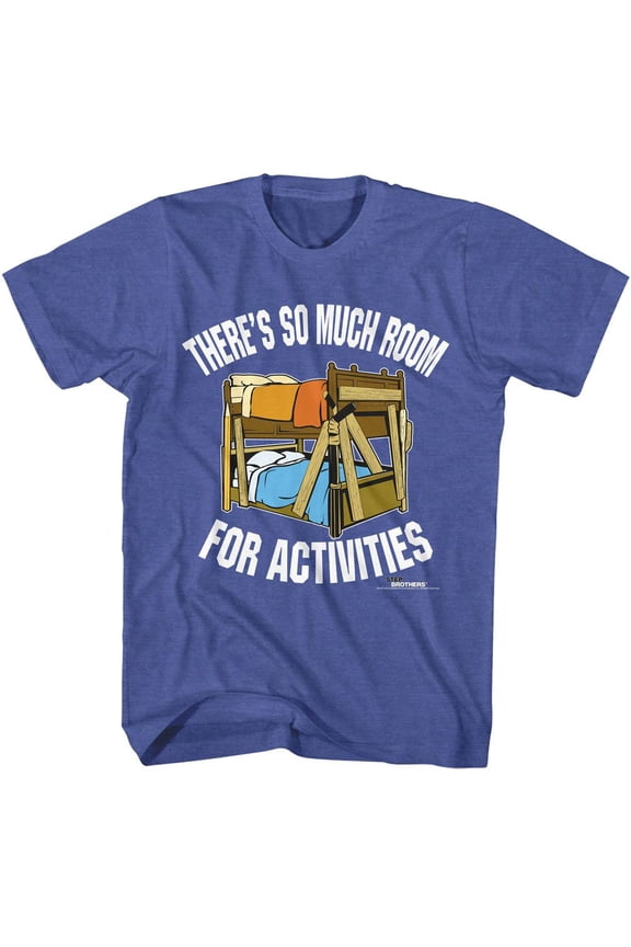 Step Brothers Bunk Beds Royal Heather Adult T Shirt