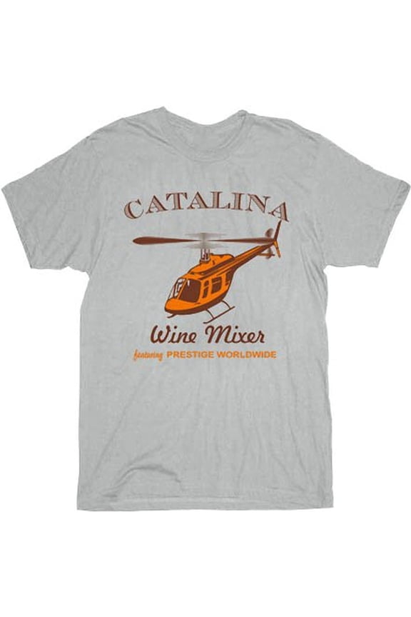 Step Brothers Catalina Wine Mixer Ice Grey Adult T-Shirt