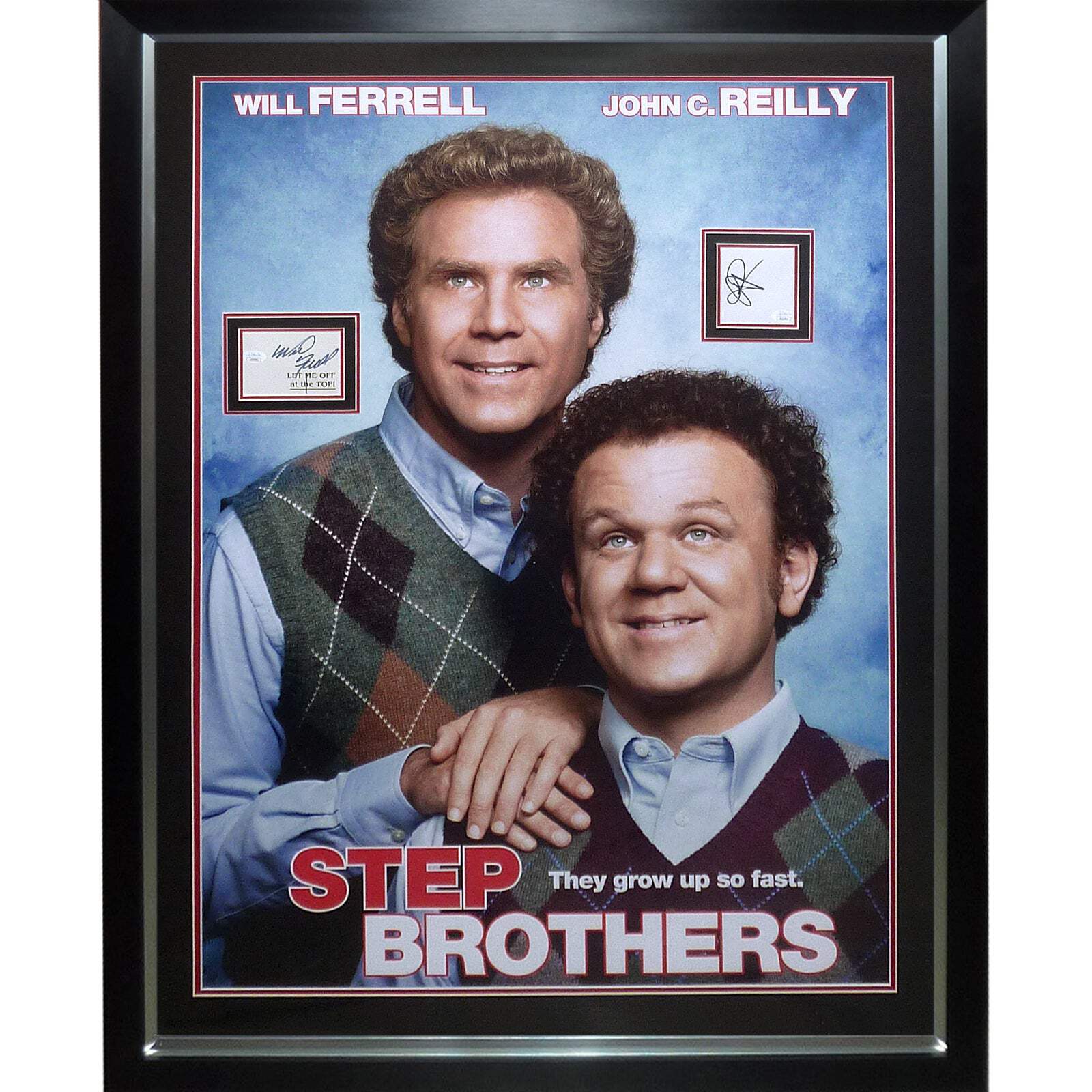 Step Brothers Full Size Movie Poster Deluxe Framed With Will Ferrell Step Brothers Full Size Movie Poster Deluxe Framed With Will Ferrell