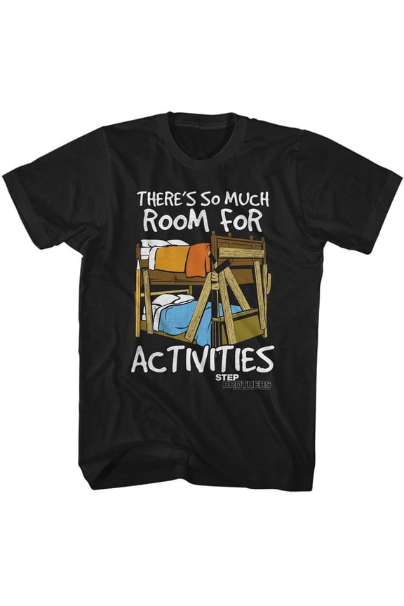 Step Brothers Room For Activities Black Adult T-Shirt