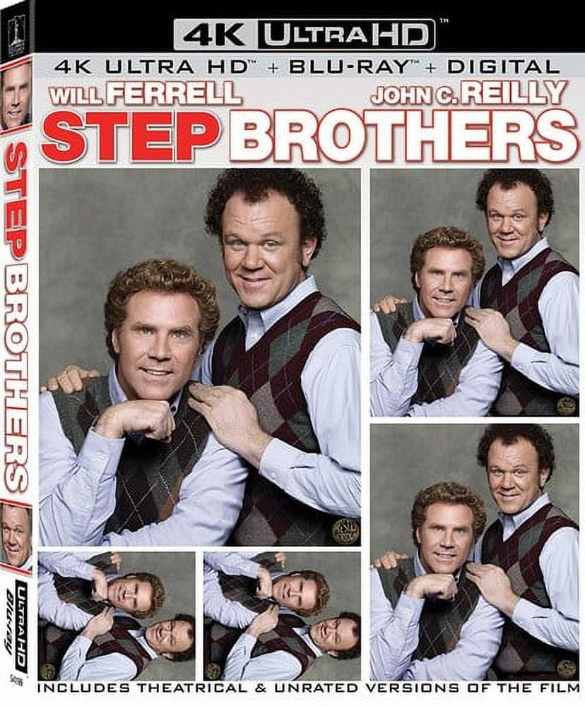 Step Brothers (Unrated) (4K Ultra HD + Blu-ray + Digital Copy) 