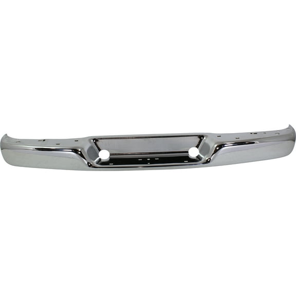 Step Bumper Compatible with CHEVROLET EXPRESS/SAVANA VAN 1996-2017 Chrome Steel (1996-2002 Base LS Models)
