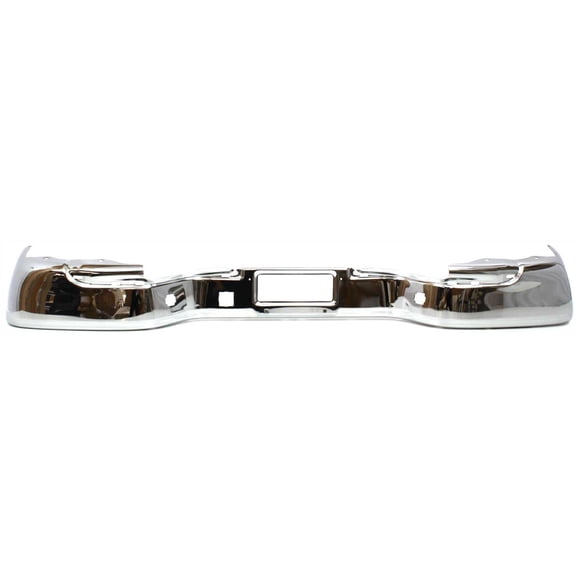 Step Bumper Compatible with CHEVROLET SILVERADO 1500 1999-2004/SIERRA 1500 1999-2005/AVALANCHE 2002-2006 Chrome Steel All Cab Types