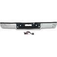thumbnail image 1 of Step Bumper Compatible with FORD F-150 2004-2006/MARK LT 2006 Assembly Chrome Steel Hitch Style with Rear Object Sensor Holes Fleetside, 1 of 5