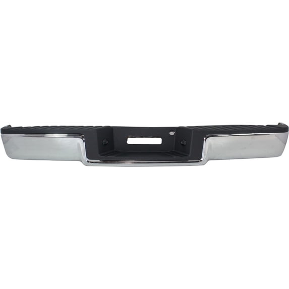 Step Bumper Compatible with FORD F-150/MARK LT 2006-2008 Assembly Chrome Steel Hitch Style Fleetside