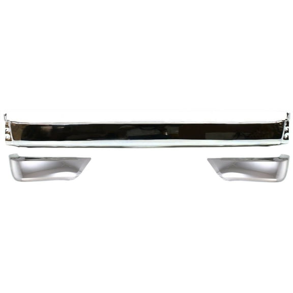 Step Bumper For 1999-2002 4Runner Sport Utility Rear Chrome with Bumper Ends
