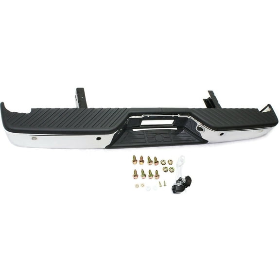 Step Bumper For 2004-2015 Nissan Titan Rear Chrome Fits Park Distance Control