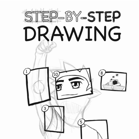 Step-By-Step Drawing, (Paperback)