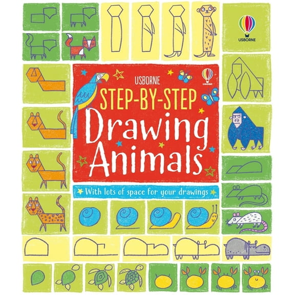 Step-By-Step Drawing Step-By-Step Drawing Animals, (Paperback)