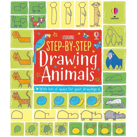 Step-By-Step Drawing Step-By-Step Drawing Animals, (Paperback)