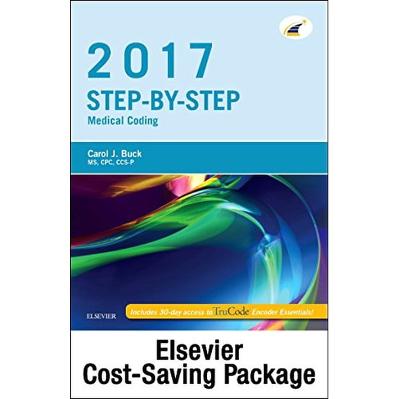Pre-Owned Step-by-Step Medical Coding, 2017 Edition  Text and Workbook Package