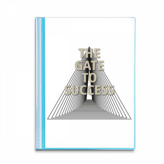 Step Cycle Success Gate Art Deco Fashion Book Sheet Protectors Portfolio Binder Folder