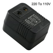 Step Down Transformer 220V to 110V 50W AC Voltage Converter Black