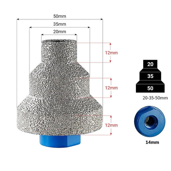 Step Drill Bit 203550Mm For Convenient Hole Opening In Different Materials
