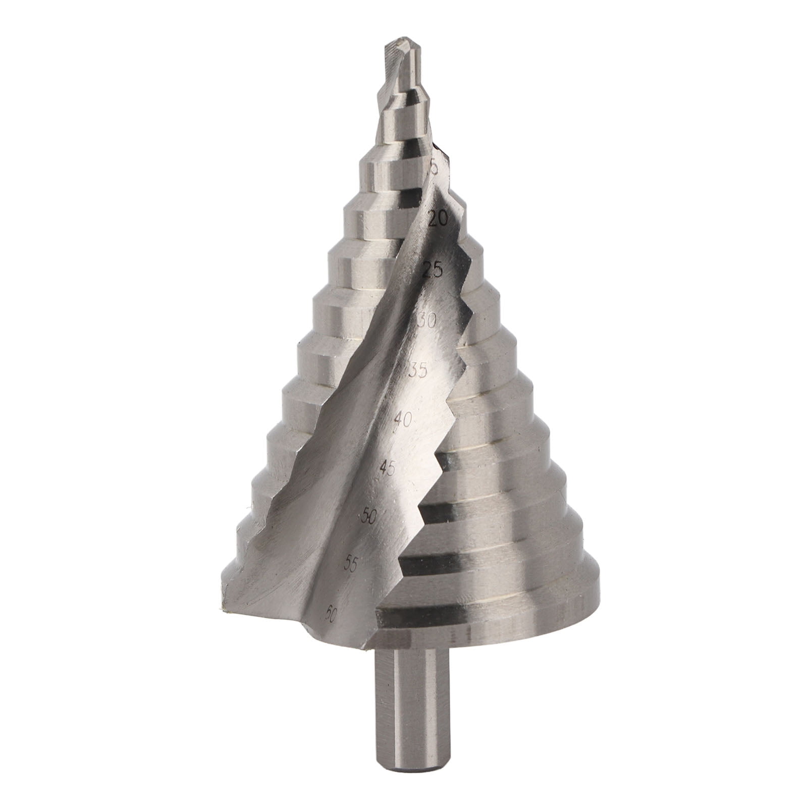 Step Drill Bit Pagoda Cone Spiral Groove Bearing Steel Reaming Hole