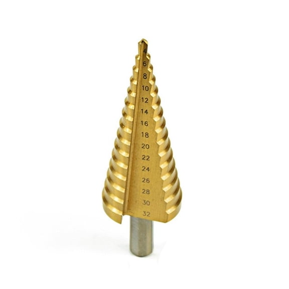 Step Drill Bit Set HSS 4-12/4-20/4-32mm Step Cone Cutting Tool for Metal Wood Plastic Hole Drilling Cone Bit Set