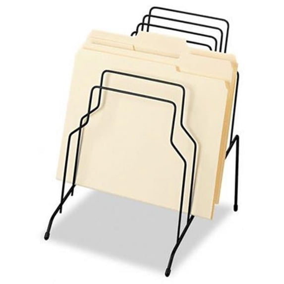 Step File Eight Sections Wire 10 1/8 x 12 1/8 x 11 7/8 Black